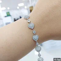 دستبند  ونکلف نقره سیلورقالب طلا عیناطلا جواهراتی۸|بدلیجات|تهران, بازار|دیوار