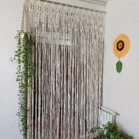 دیوارکوب،شلف،آویزگل،مکرومه،پرده