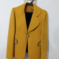 کت و دامن خردلی