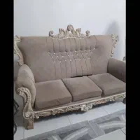 فروش مبلمان ۷ نفره کاملا سالم و تمیز با میز|مبلمان خانگی و میز عسلی|رشت, جهاد|دیوار
