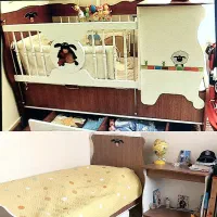 تخت نوزاد برند ساحل چوب