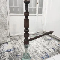 قلیون چوب سرخ گلدانی