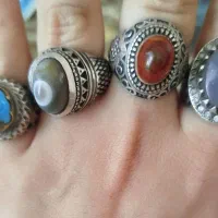 انگشتر نقره ۹۲۵ عیار فیروزه باباقوری