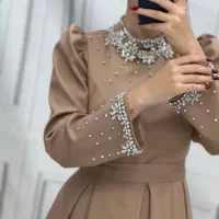 لباس کرم ماکسی