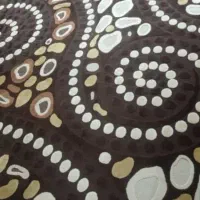 گلیم فرش طرح سنگ فرش (آک )