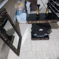 آینه شمعدان سلطنتی طلایی