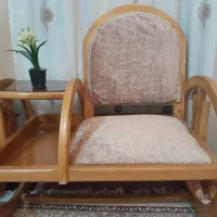 میز تلفن با چوب راش