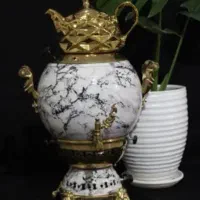 سماور ۶لیتری گازی کتری بدون کوره