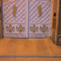 درب حیاط دو لنگه
