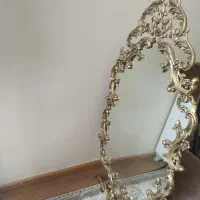 آینه شمعدان و ساعت برنجی
