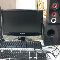 کامپیوتر  با تمامی امکانات همراه با پرینتر