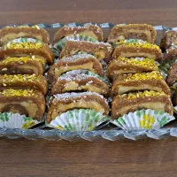 رولت خرما و حلوا