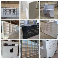 کتابخانه، ویترین و قفسه مغازه، ساخت با قیمت مناسب