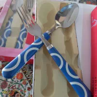 ۲دست قاشق چنگال نوی نو|ظروف سرو و پذیرایی|تبریز, |دیوار