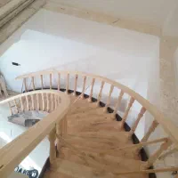 نصب نرده و ساخت پله چوبی حرفه ای