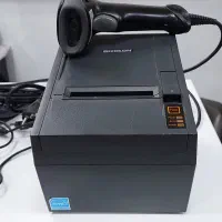 پرینتر بیکسولون SRP-330 و بارکدخوان میوا MBS-6800