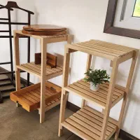 شلف استند طبقه چوبی