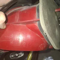 چراغ عقب ۲۰۶ فابریکی یک کپسول گاز LPG حجم ۸۰ لیتری