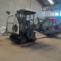 کمباین زنجیری سان لاین کابین دار و یدک کش.معاوضه