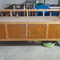 کمد و زیر باری چوبی بزرگ