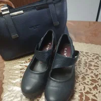 کیف و کفش مارک پاپیون سرمه‌ای در حد نو سایز ۳۸|کیف، کفش، کمربند|رشت, دیلمان|دیوار