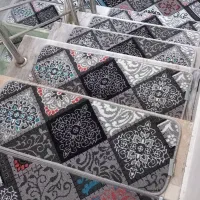 گلیم پله تکی و پاگرد ست (سایز سفارشی) در طرح و رنگ