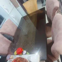 میز ناهار خوری چوبی‌۶‌نفره،میزسالم‌صندلی هاکارکرده|میز و صندلی غذاخوری|مشهد, شهرک مهرگان|دیوار