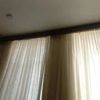 پرده حریر ساده|پرده، رانر، رومیزی|ابرکوه, |دیوار