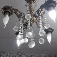 لوستر برنزی|لوستر و چراغ آویز|محمدشهر, ولدآباد بزرگ|دیوار