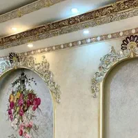 کناف‌ نقاشی پتینه کاغذدیواری آبنما سنگ کاشی آجرگچ|خدمات پیشه و مهارت|کازرون, |دیوار