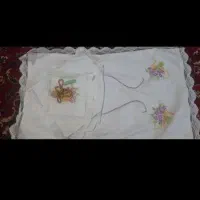 چادر نماز و سجاده گلدوزی و ربان دوزی شده بچه گانه