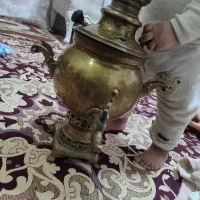 سماور ذغالی برنز
