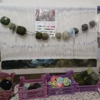 تابلوفرش نیمه کاره|تابلو فرش|فولادشهر, فولادشهر|دیوار