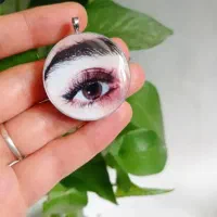 پلاک حک چشم و موی یار