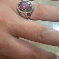 انگشتره نقره یاقوت سرخ|جواهرات|اسلام‌شهر, شهرک توحید|دیوار