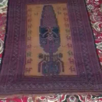 قالیچه ی دست بافت قدیمی ابعاد یک متر در یکونیم متر|فرش|گلستان (تهران), |دیوار