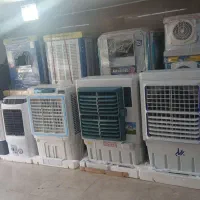 کولر  آبی پرتابل  سلولزی چرخ دار