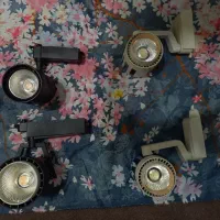 چراغ تلسکوپی ریلی ۵۰ وات مشکی و سفید تعدادی موجوده