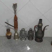 سماورزغالی چراغ نفتی عتیقه