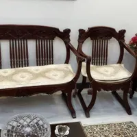 مبلمان ۷ نفره تمام چوب|مبلمان خانگی و میز عسلی|تهران, شهرآرا|دیوار