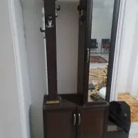 جاکفشی چوب لباسی کمد به همراه آینه