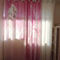 سه عدد پرده پانچی آماده همراه چوب پرده|پرده، رانر، رومیزی|کرج, گلشهر|دیوار