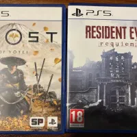 دیسک بازی ps رزیدنت اویل ۲۰۲۶ و گوست او یوتی