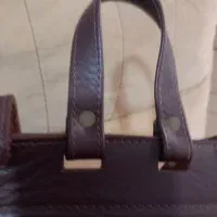 کوله پشتی دانشجویی قهوه ای اصل چرم طبیعی کاملا نو|کیف، کفش، کمربند|کرج, گوهردشت|دیوار
