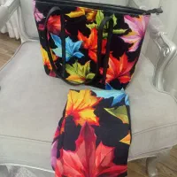 کیف و روسری بزرگ  طرح پاییز ی