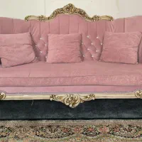 مبل کلاسیک و راحتی ۹ نفره/میز جلو مبلی و ۳عسلی