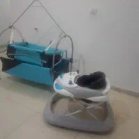 گهواره و روروک.. و میز عسلی همه باهم فوری|اسباب و اثاث بچه|فولادشهر, مسکن مهر فولادشهر|دیوار