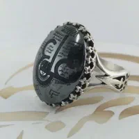 انگشتر نقره مردانه حدید