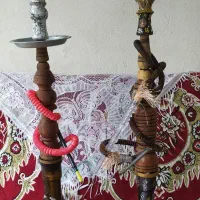 دو عدد قلیان کامل موجوده