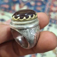 انگشتر تمام کار دست عقیق